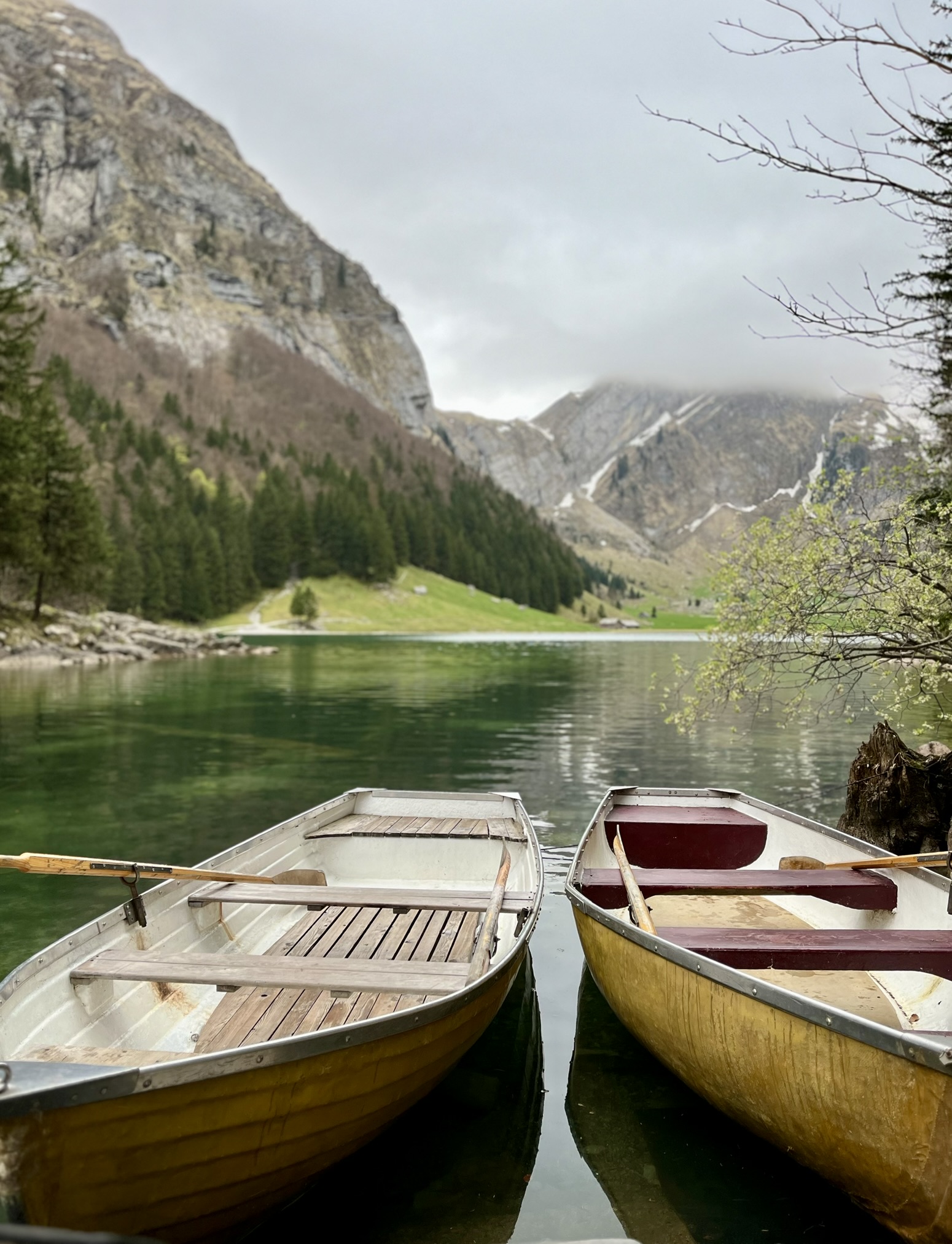 Bootfahrt auf dem Seealpsee. Bootmiete im Berggasthaus Forelle